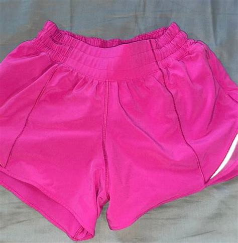 Lululemon Sonic Pink Hotty Hot Shorts Size 2 60 14 Off Retail From Eva