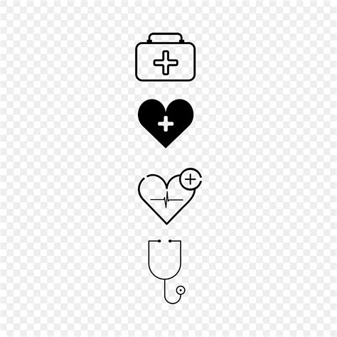 Medical Set Vector Png Images Medical Service Icon Vector Set Free