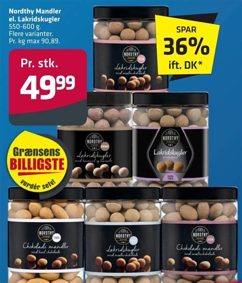 Nordthy Mandler El Lakridskugler 550 600 G Tilbud Hos Fleggaard