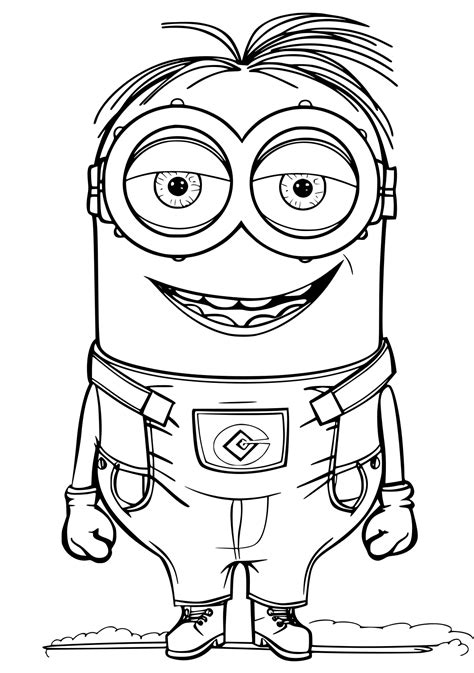 Free Coloring Pages To Print - Coloring Page, Minion, Minions, Morty