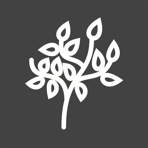 Tree Line Inverted Icon 14343817 Vector Art at Vecteezy