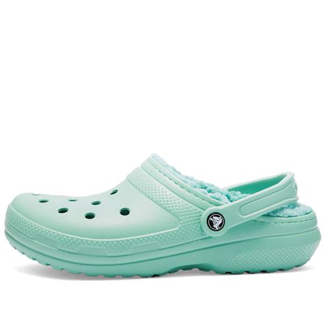 Crocs Classic Lined Clog Jade Stone End