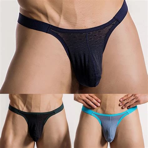 DOS EN T Slip Bikini G String Bas Montant Hommes Culotte Voir Par EUR PicClick DE
