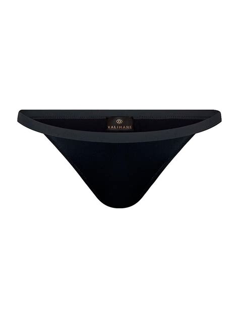 VALIMARE Wo St Barths Bikini Bottom Black Editorialist