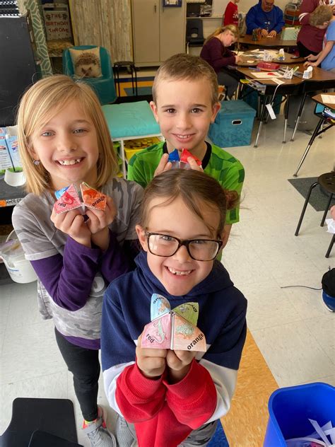 "Cootie Catchers"... - Evansville Community School District