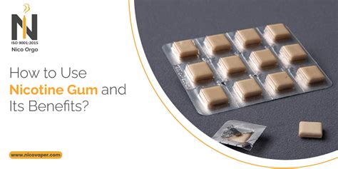 Nicotine Gum Uses and Benefits | Nicovaper