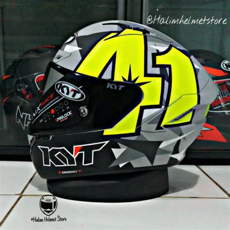 Jual KYT NX RACE ESPARGARO 2019 VERSI RACE Shopee Indonesia