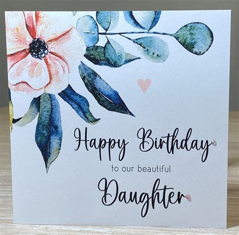 Daughter Birthday Card, Daughter In-law Birthday, Special Daughter Card ...