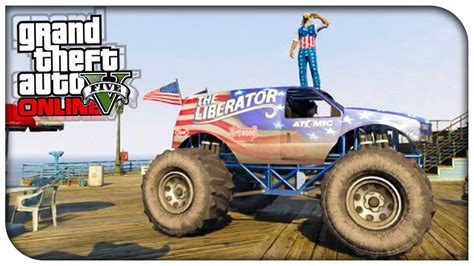 GTA 5 Online The Liberator Monster Truck Showcase GTA V