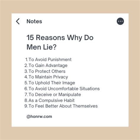 Why Do Men Lie Surprising 15 Reasons Will Leave You Shocked