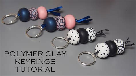 Polymer Clay Keyring Tutorial How To Make Polymer Clay Beads Turn