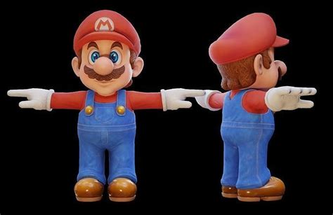 3D model Super Mario Low-Poly Plus High-Poly VR / AR / low-poly | CGTrader