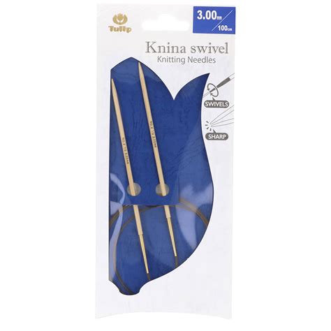 Tulip Knina Swivel circular needle 40 cm, 60 cm, 80cm, 100cm, sizes fr ...