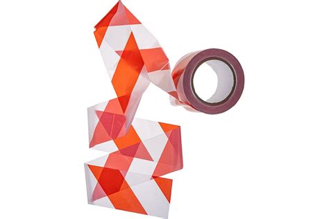 Сигнальная лента для ограждения Oxiss 50/200 бело-красная 4630025427078 ...