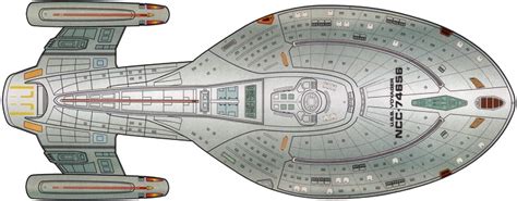 Federation Starfleet Class Database - Intrepid Class - U.S.S. Voyager