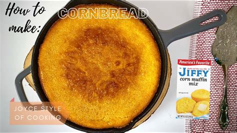 THE BEST JIFFY CORNBREAD HACK HOW TO MAKE SWEET AND MOIST CORNBREAD