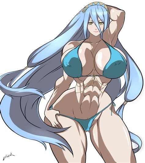 Rule Ablox Azura Fire Emblem Bikini Blue Hair Breasts Female Fire Emblem Huge Breasts
