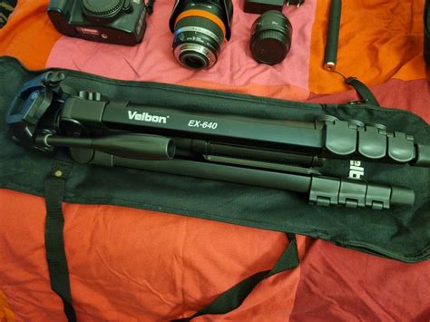 Velbon X-640 professional tripod, Photography, Photography Accessories ...