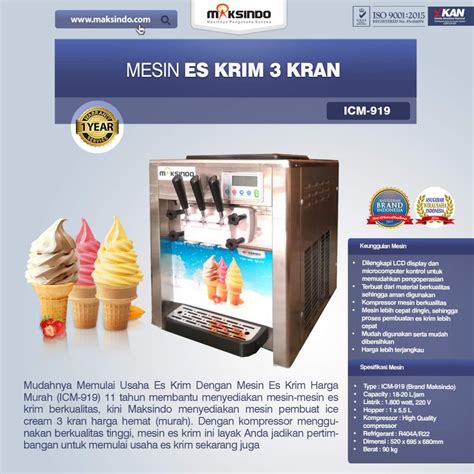 Mesin Soft Ice Cream Maksindo
