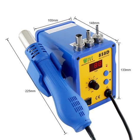 Temperature Adjustable Hot Air Gun Desoldering Gun Factory Supply Desoldering Station