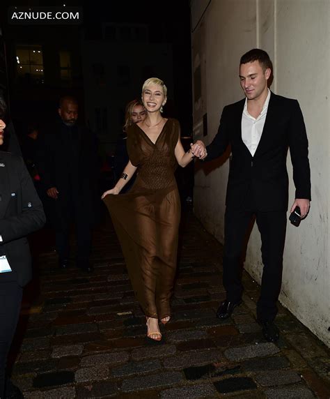 Iris Law Sexy Flashes Her Hot Tits And Thong At Soho Mews Mayfair Event In London AZNude