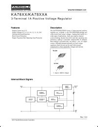 KA7812 Datasheet - 3-terminal 1A positive voltage regulator, 12V +/-4% ...