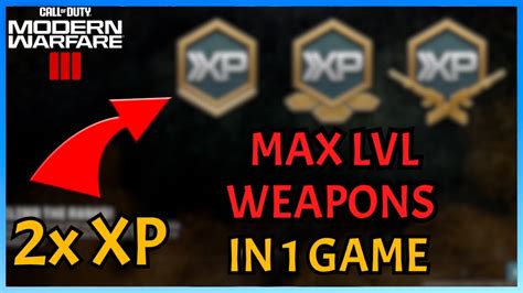 Mw Double Xp Event Fastest Easiest Ways To Max Weapon Levels And