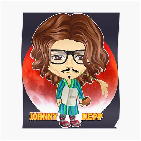 Póster Abandono de la escuela de belleza Modelo gay Soy Johnny Depp 0812 Retro de