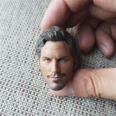 RARE HS Headsculpt 1 6 Chris Pratt Starlord Avengers Hot Toys Original Toys Collectibles