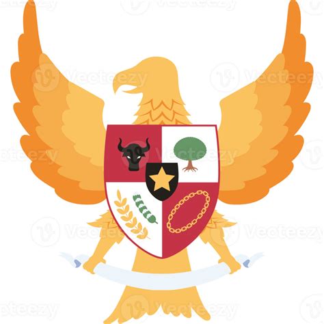 The Coat Of Arms Of Indonesia 49350109 Png