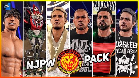 AMAZING NJPW CAWs PACK WWE 2K22 Community Creations YouTube