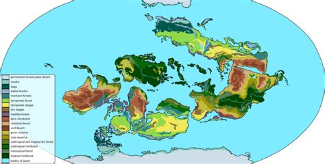 world map of the biomes 4