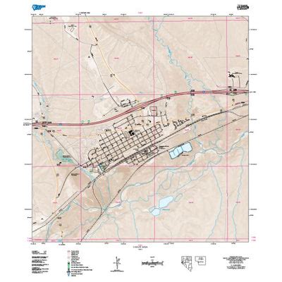 Carlin Area Map by Nevada Department of Transportation | Avenza Maps