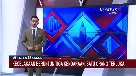 Kronologi Kecelakaan Beruntun 3 Kendaraan Yang Sebabkan 1 Orang Terluka