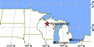 Minocqua, Wisconsin (WI) ~ population data, races, housing & economy