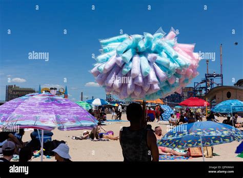 Coney Island Ny Usa 4th July 2022 The Coney Island Beach And