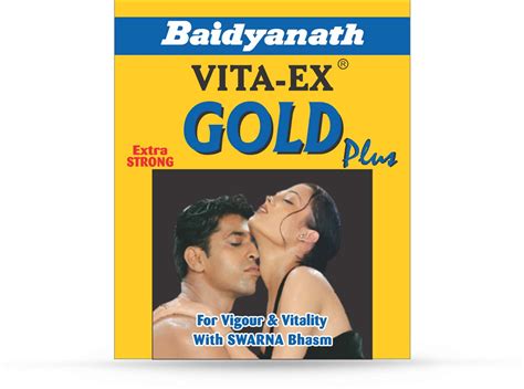 Buy Baidyanath Vita Ex Gold Ayurvedic Capsules For Vigor Helps Boost