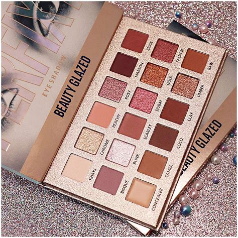 Amazon BestLand New Nude Eyeshadow Palette The Colors Matte Shimmer Glitter Multi