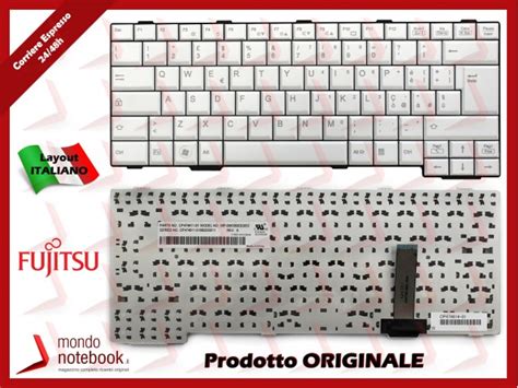 Tastiera Notebook Fujitsu Lifebook E E S S Italiana Bianca