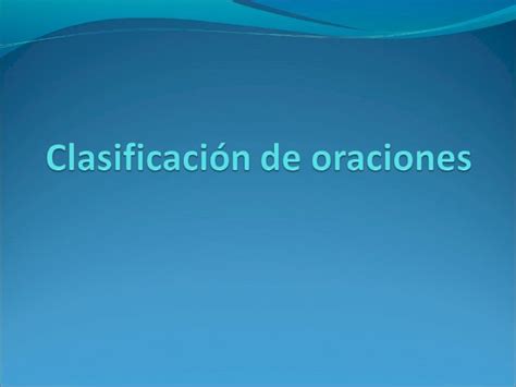 PDF Clasificación de oraciones DOKUMEN TIPS