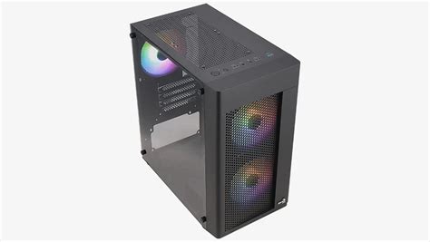 AeroCool Case mATX - Hexform-G-BK-v2 - 3 fans included - English ...