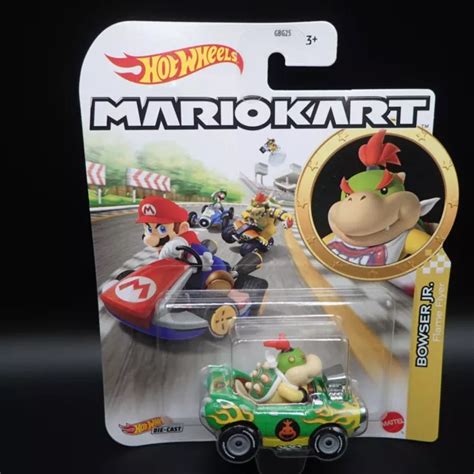 Hot Wheels Mario Kart Bowser Jr Flame Flyer Moul Sous Pression Limit Eur Picclick Fr