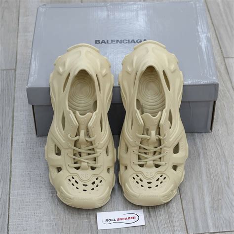 Giày Balenciaga HD Lace up Trainers Nude Like Auth Roll Sneaker