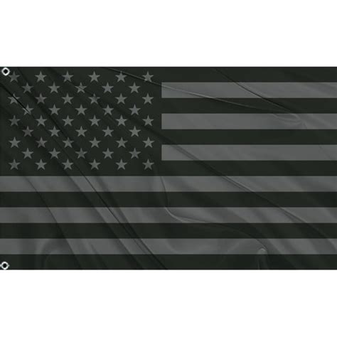 All Black American Flag