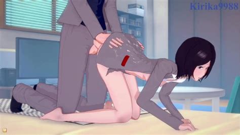 Rukia Kuchiki And Ichigo Kurosaki Have Intense Fucking In Their Bed At Home BLEACH Hentai