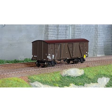 Wagon Tp Couvert Portes Brun Sncf Ep Iiib Ree Modeles Wb