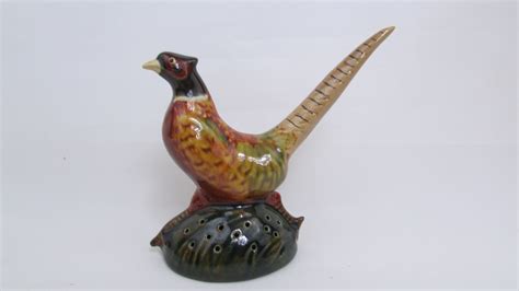 Vintage Rosemeade Dakota Pottery Pheasant Figural Hors Doeuvres Pick