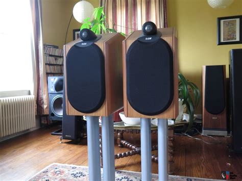 B W Cdm Nt Speakers Bowers Wilkins Cherry With Nautilus Tweeters