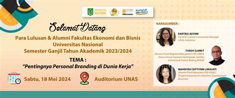 Yudisium Fakultas Ekonomi Dan Bisnis Universitas Nasional Semester