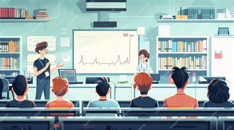 Premium Photo | Classroom ECG Exploring Heart Health